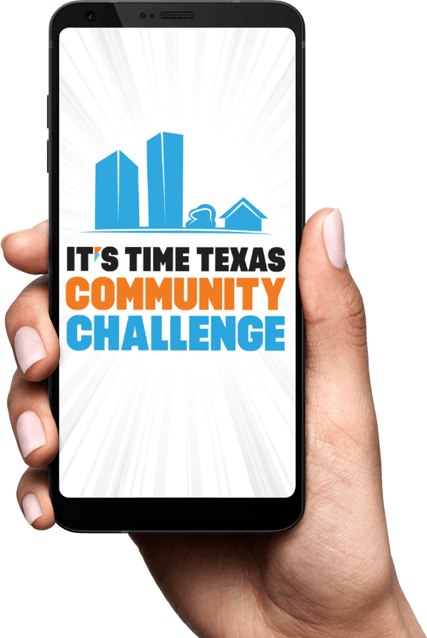 Es hora de la aplicación móvil de Texas Community Challenge