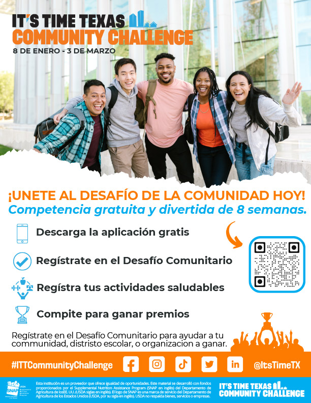 Community Challenge Promotional Flyer (Spanish)